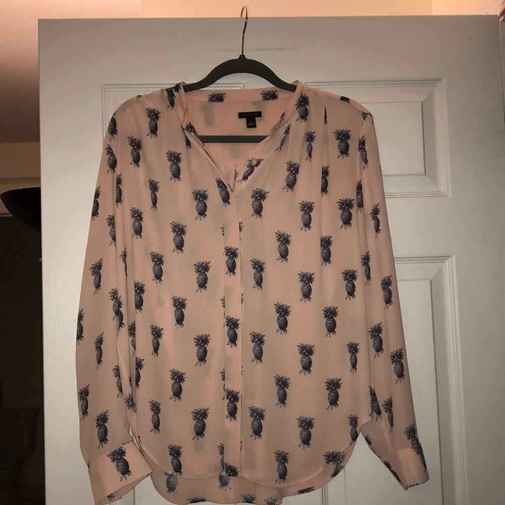 Pineapple blouse - Ann Taylor size small